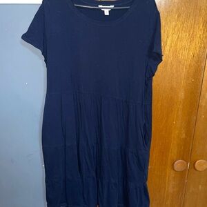 Classic Navy Blue Women's Dress